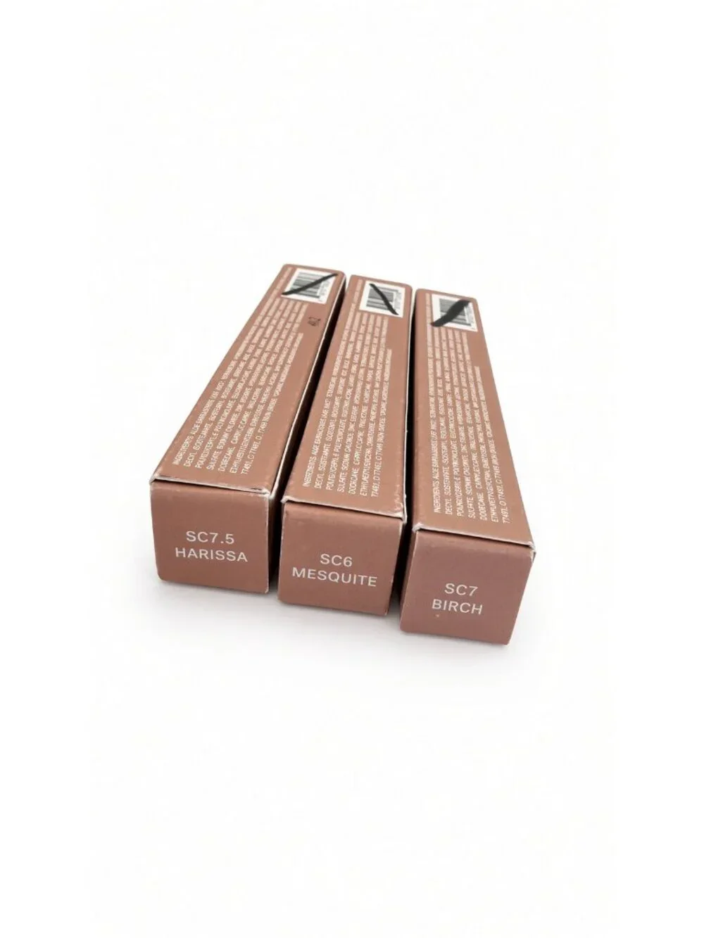 ILIA 3Pc Lot True Skin Serum Concealer Mesquite Birch Harissa SC6-SC7.5